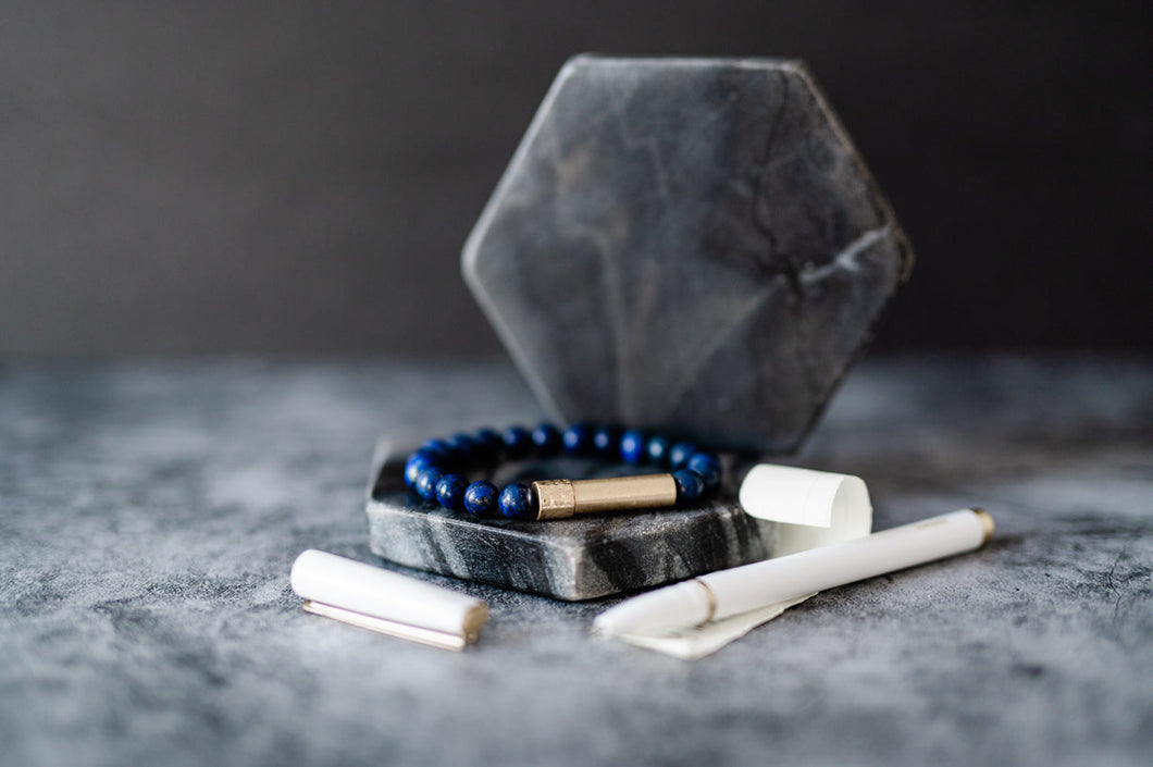 Blue Lapis Gemstone Bracelet